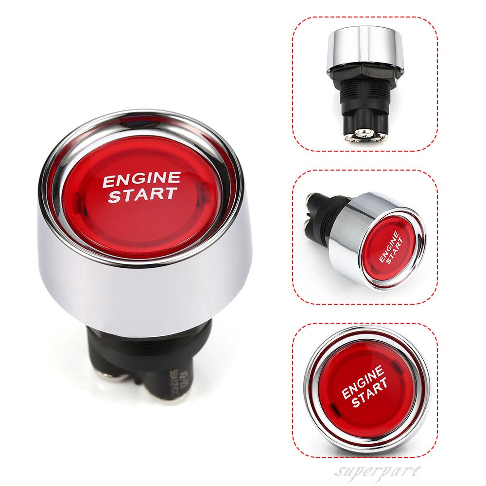 V V A Car Engine Start Push Button Keyless Start Button Ignition