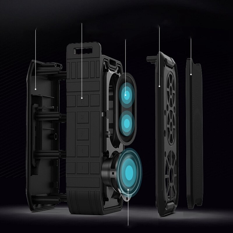 X2 Draadloze Bluetooth Speaker Subwoofer Outdoor Grandado