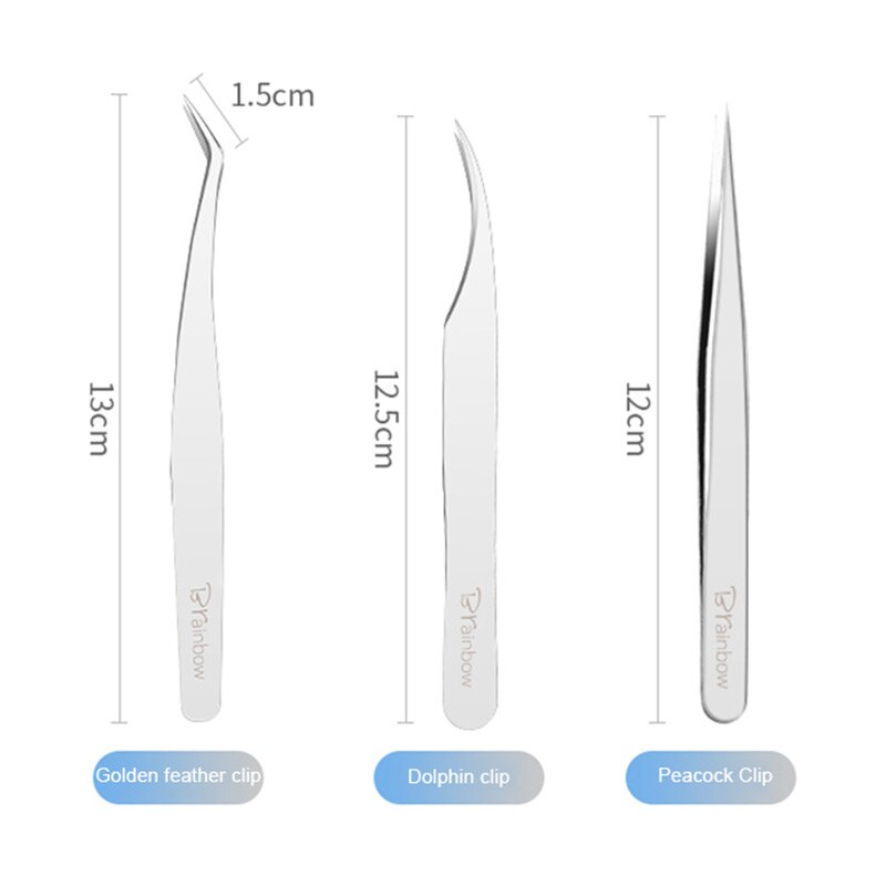 Brainbow Valse Wimpers Pincet Rvs Zilveren Tang Ho Grandado