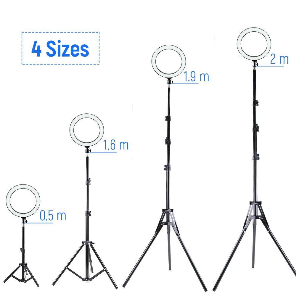 Dimbare Led Ring Licht Met Professionele Fotografi Grandado