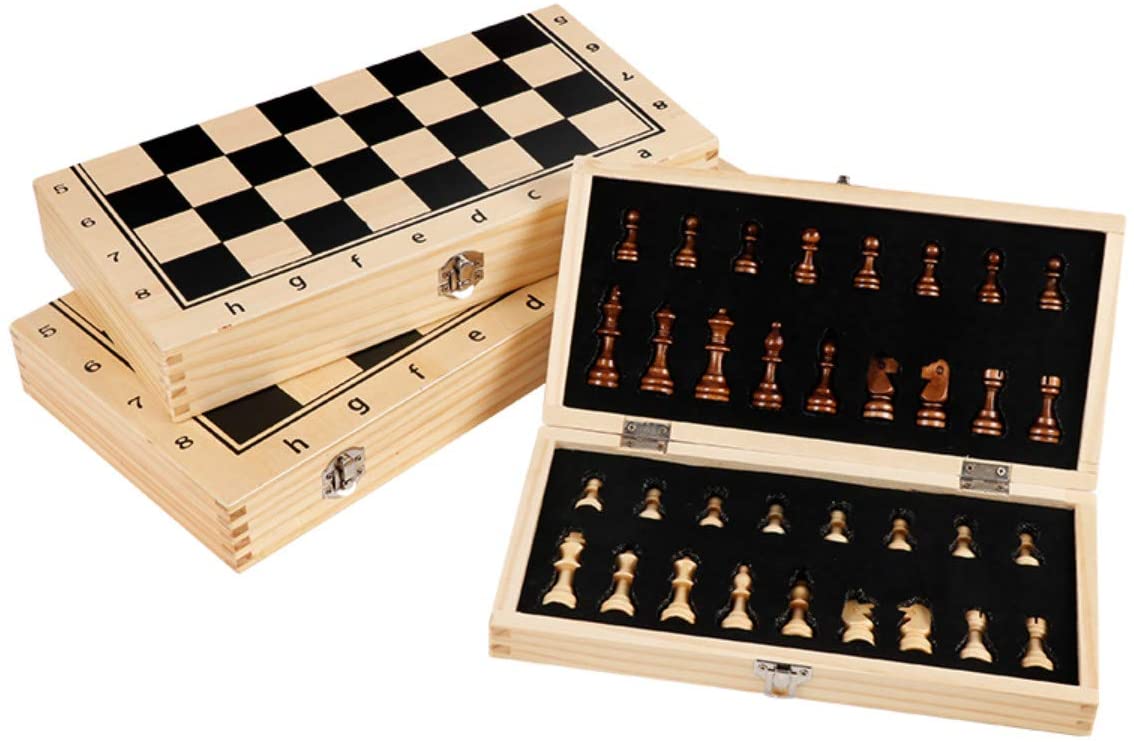 39CM Large Magnetic Tournament Staunton Wooden Che Grandado