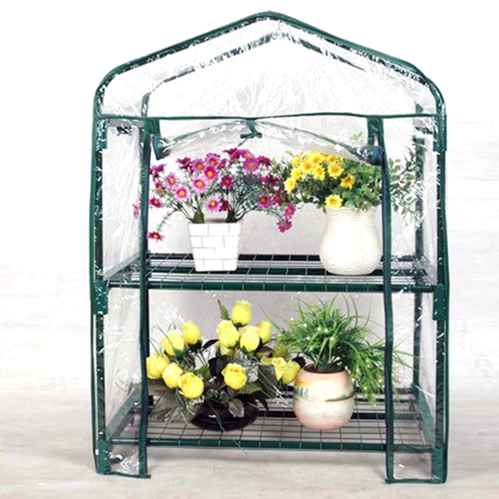 Greenhouse Cover Tiers Home Plant Portable PVC Gre Grandado