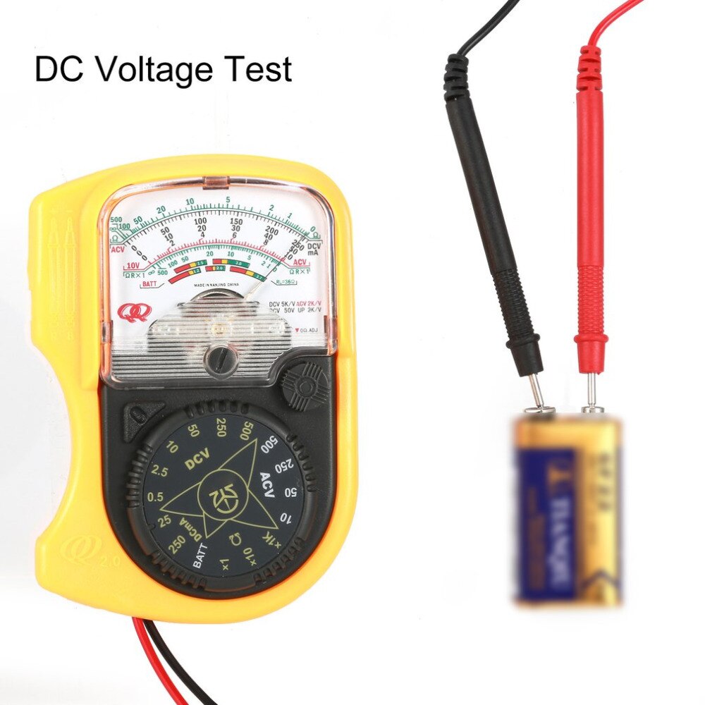 Medidor de bolsillo QQ2 0 multímetro analógico CA Grandado