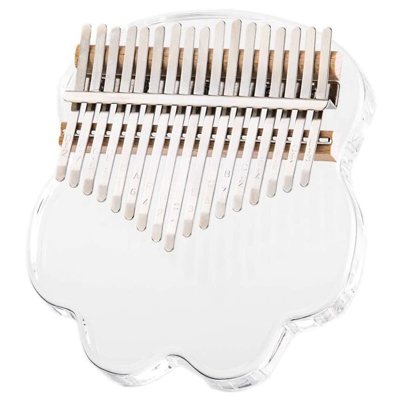 Teclas Piano De Pulgar Kalimba Acr Lico Transpa Grandado