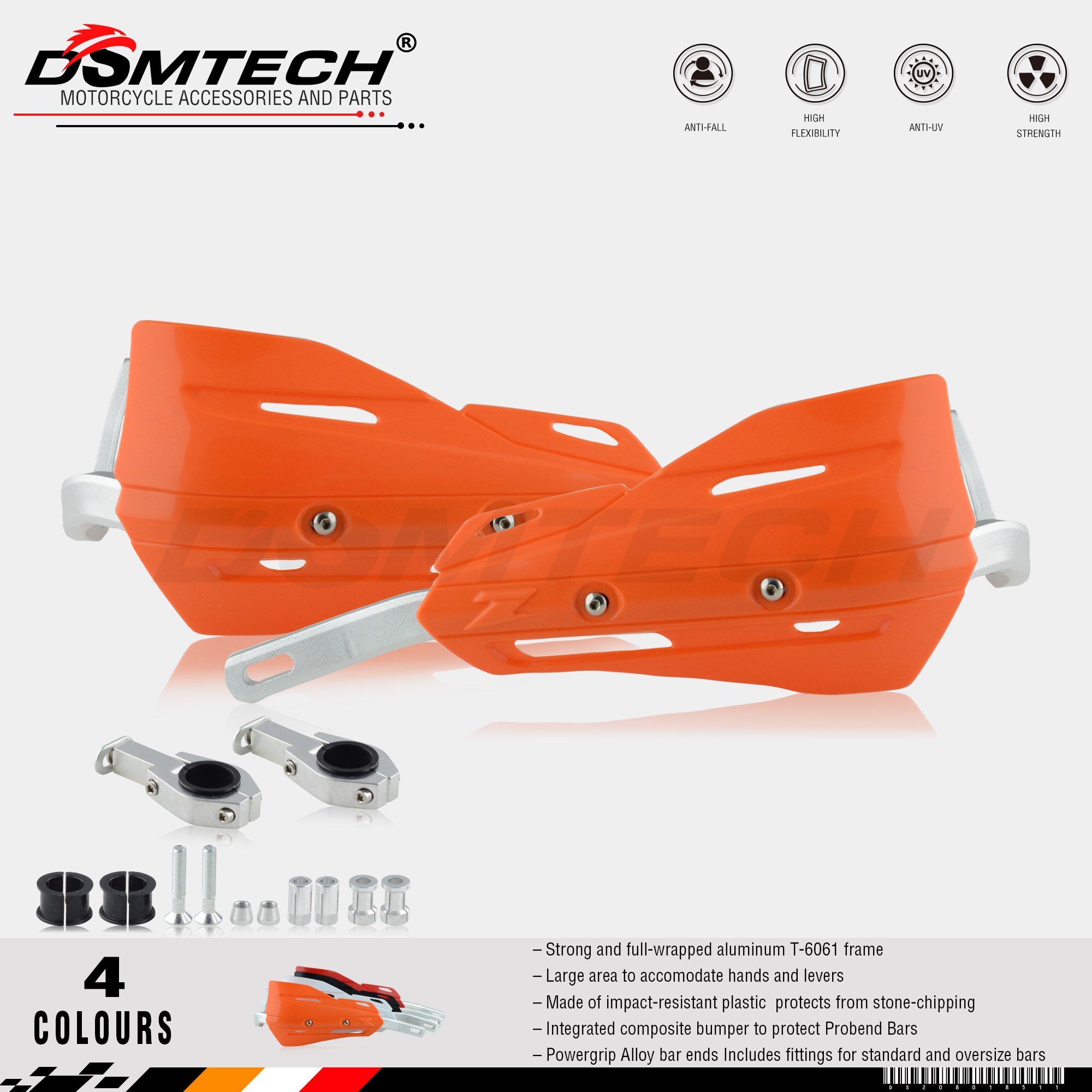 Dsmtech P Zeta Pro Handguards Voor Motorcycle Fit Voor Mm