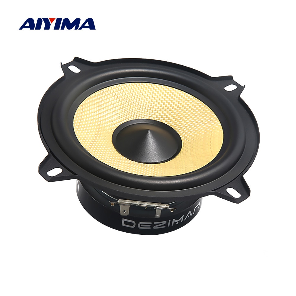 AIYIMA 5 Inch Midrange Bass Speaker Driver 4 Ohm 35W Woofer Car Speaker