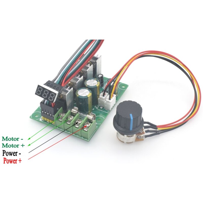 Pwm Dc Motor Speed Controller Digitale Display 0 1 Grandado