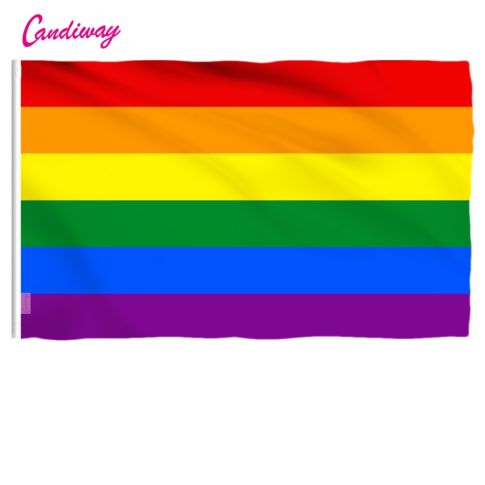 Cm X Cm Regenboog Vlag X Ft Polyester Sta Grandado