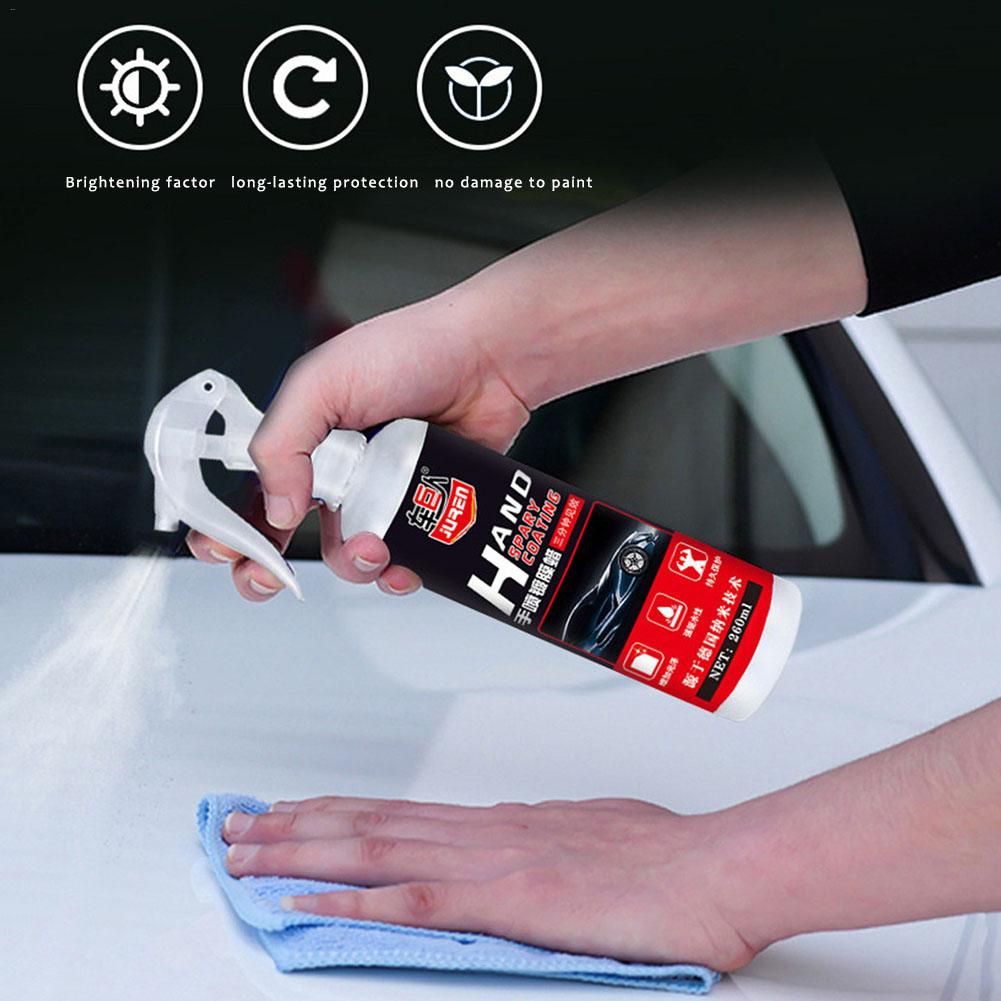 Liquid Ceramic Spray Coating Car Polish Spray Sealant Top Coat Quick