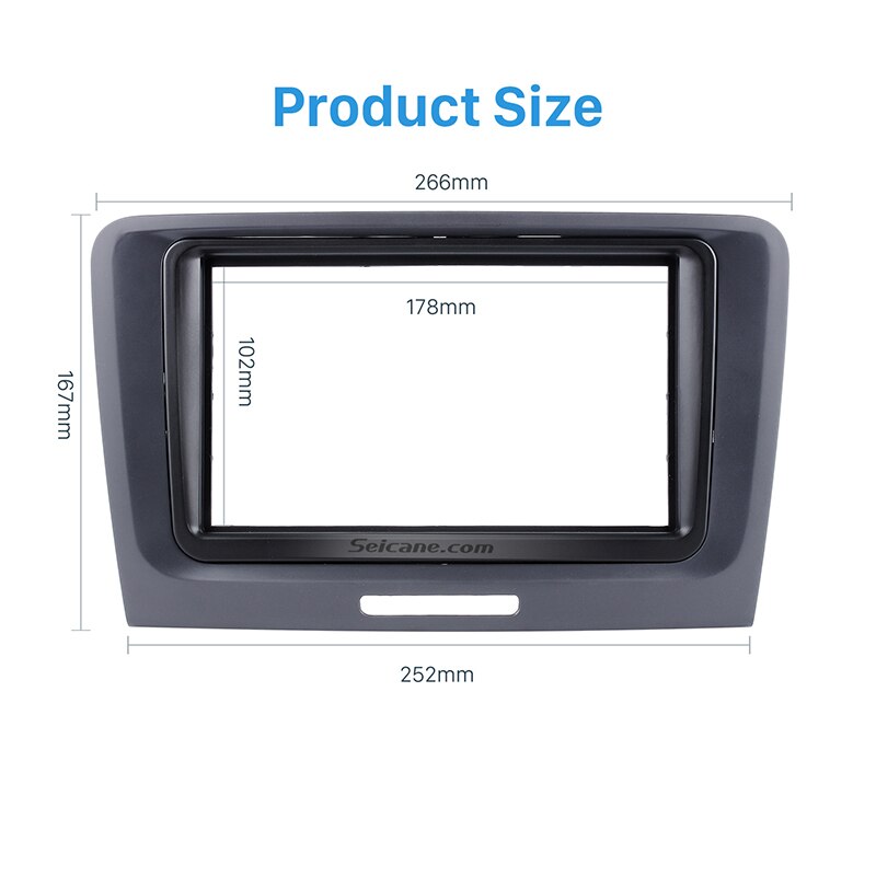 Seicane Belle Double Din Autoradio Fascia Pour S Grandado