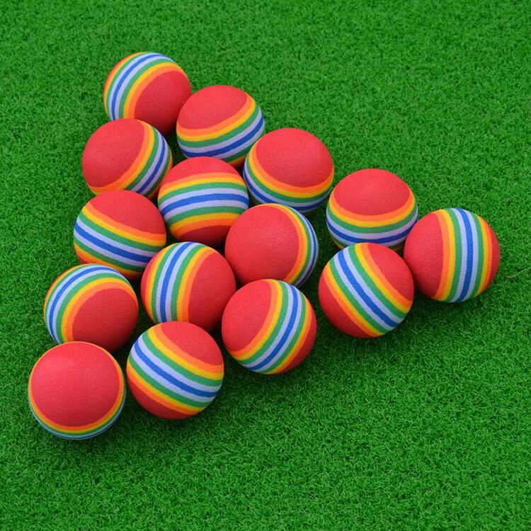 Golf EVA Ball Rainbow Ball Golf Practice Ball Indo Grandado