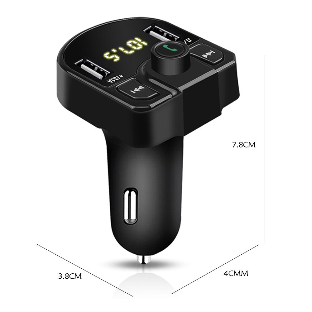 Transmetteur FM De Voiture Modulateur Sans Fil Bluetooth Mains Libres U