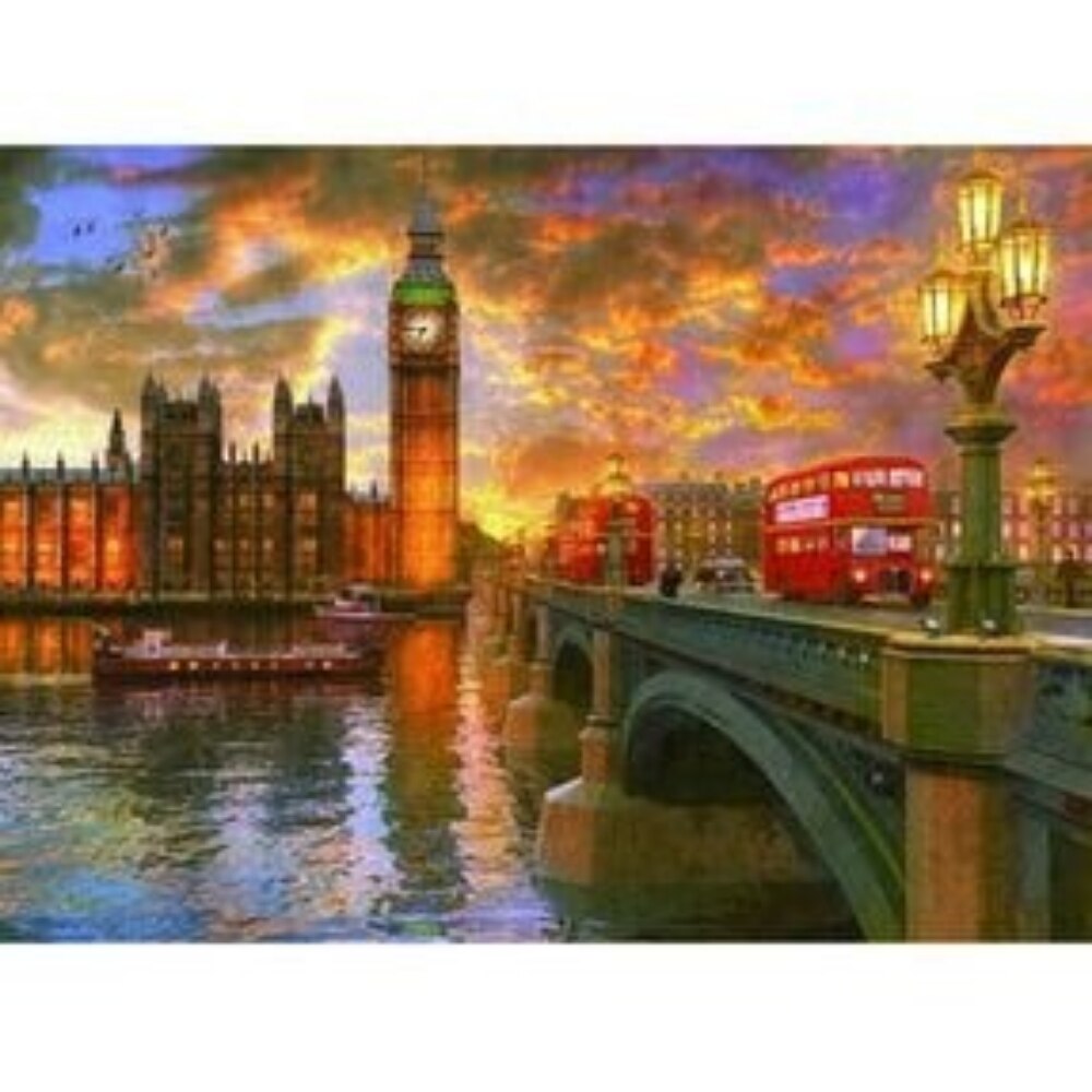 Puzzle 1000 Piezas Londres Atardecer Atardecer De Grandado