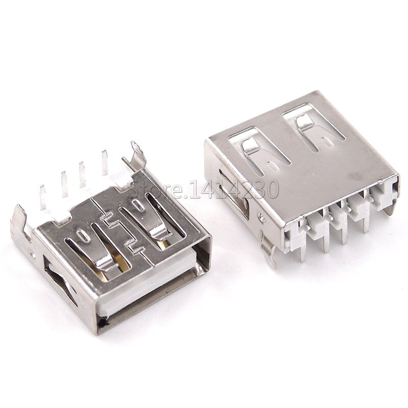 Conector USB Tipo A De 10 Piezas Conector Hembra Para Soldadura Tipo