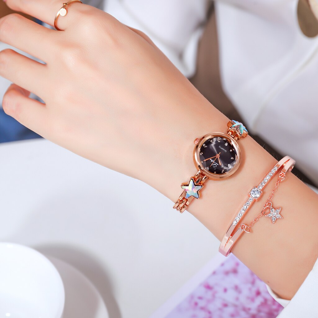 Luxe Horloges Vrouwen Sterrenhemel Armband Rose Go Vicedeal