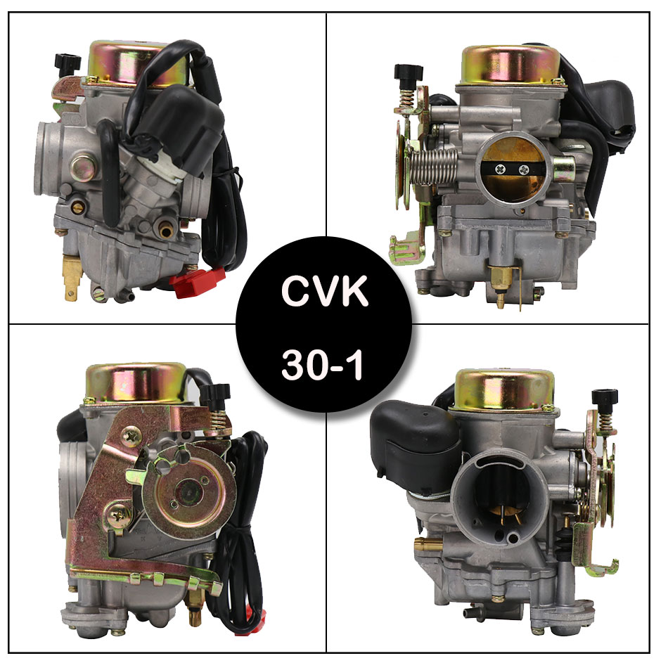 Sclmotos CVK30 Keihin Motorfiets Carburateur Carb Met Verwarming Voor