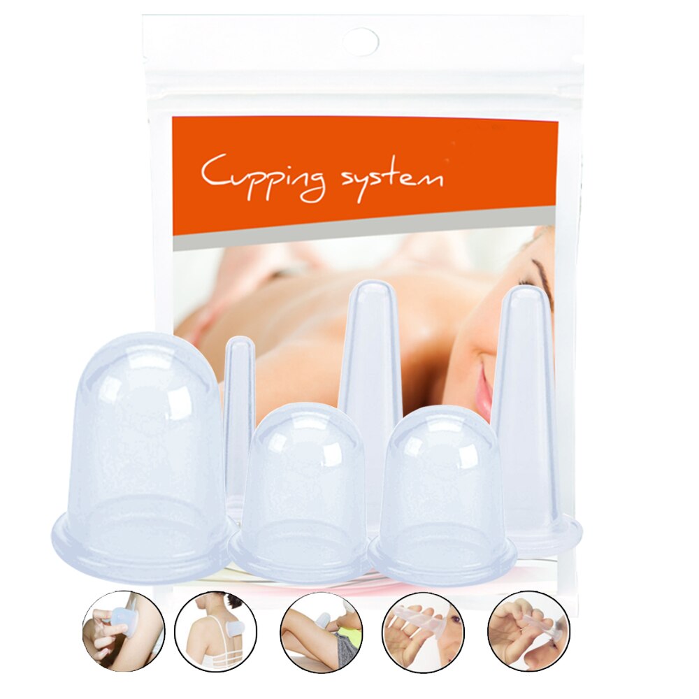 Pack Siliconen Massage Cups Zuignap Vacu M Thera Grandado