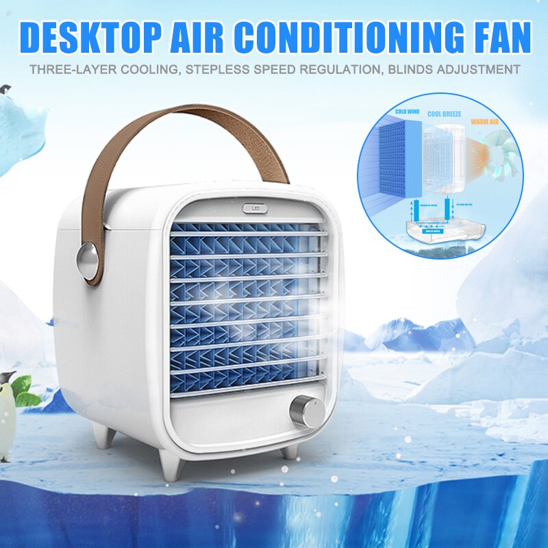 Mini Airconditioner Draagbare Bladeless Koelventil Grandado