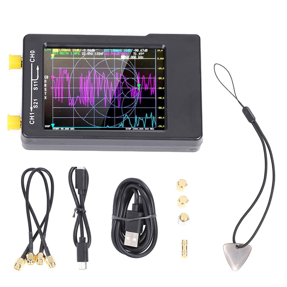 NanoVNA 10kHz 1 5 GHz Kit Analizador De Red Vect Grandado