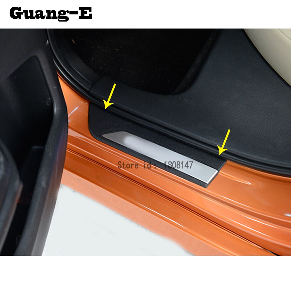 Auto Sticker Rvs Pedaal Deur Scuff Plaat Cover Dre Grandado