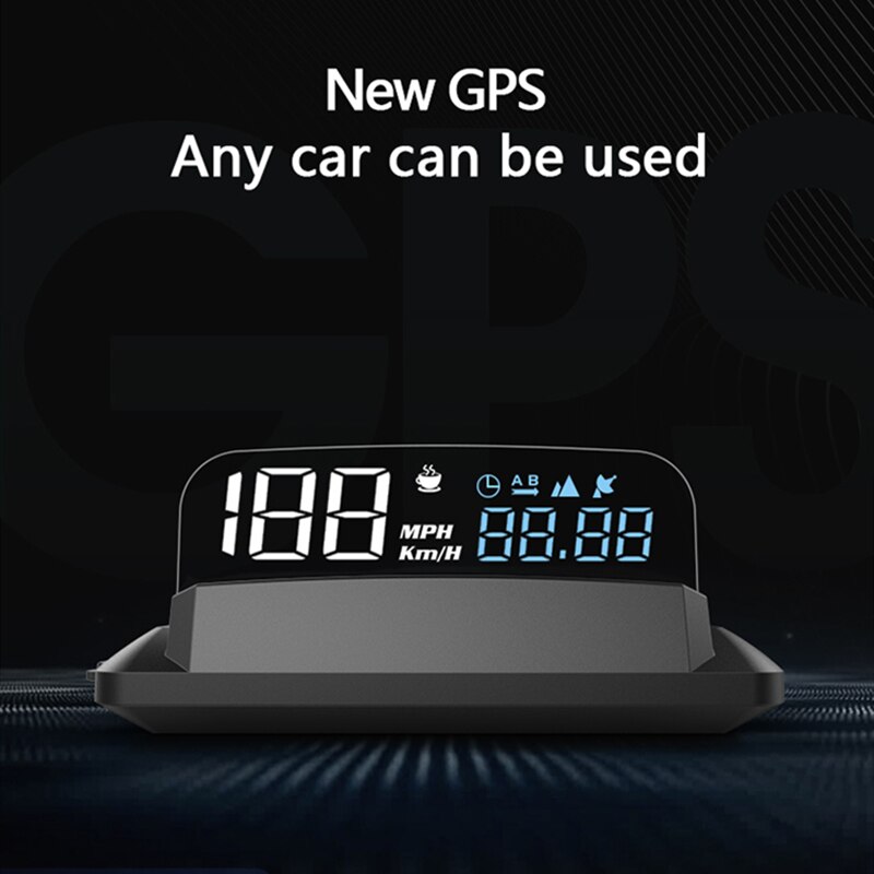 Hd Auto Gps Hud Scherm Head Up Display Tijd Snelhe Grandado