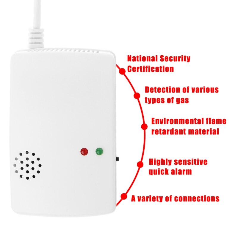 Gas Leak Detector Sensitivity Combustible Alarm Co Grandado