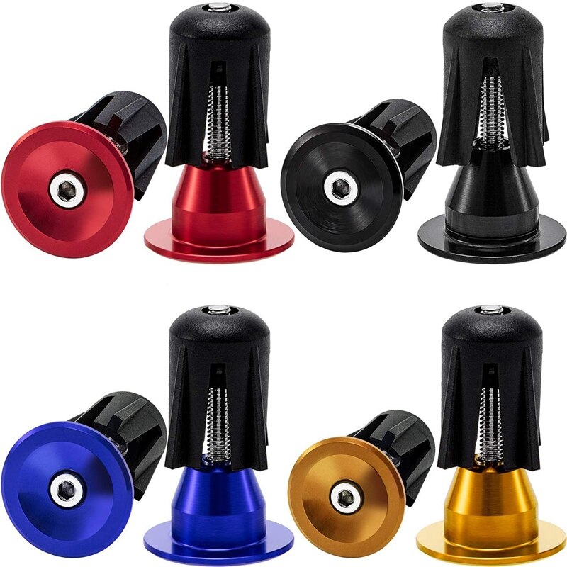 4 Pairs Bar End Pluggen Fiets Stuur Caps Stuur End Grandado