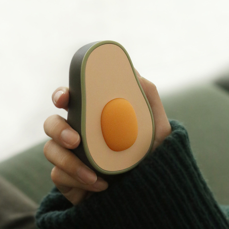 VOGVIGO Mode Oplaadbare Avocado Handwarmer Draagba Grandado