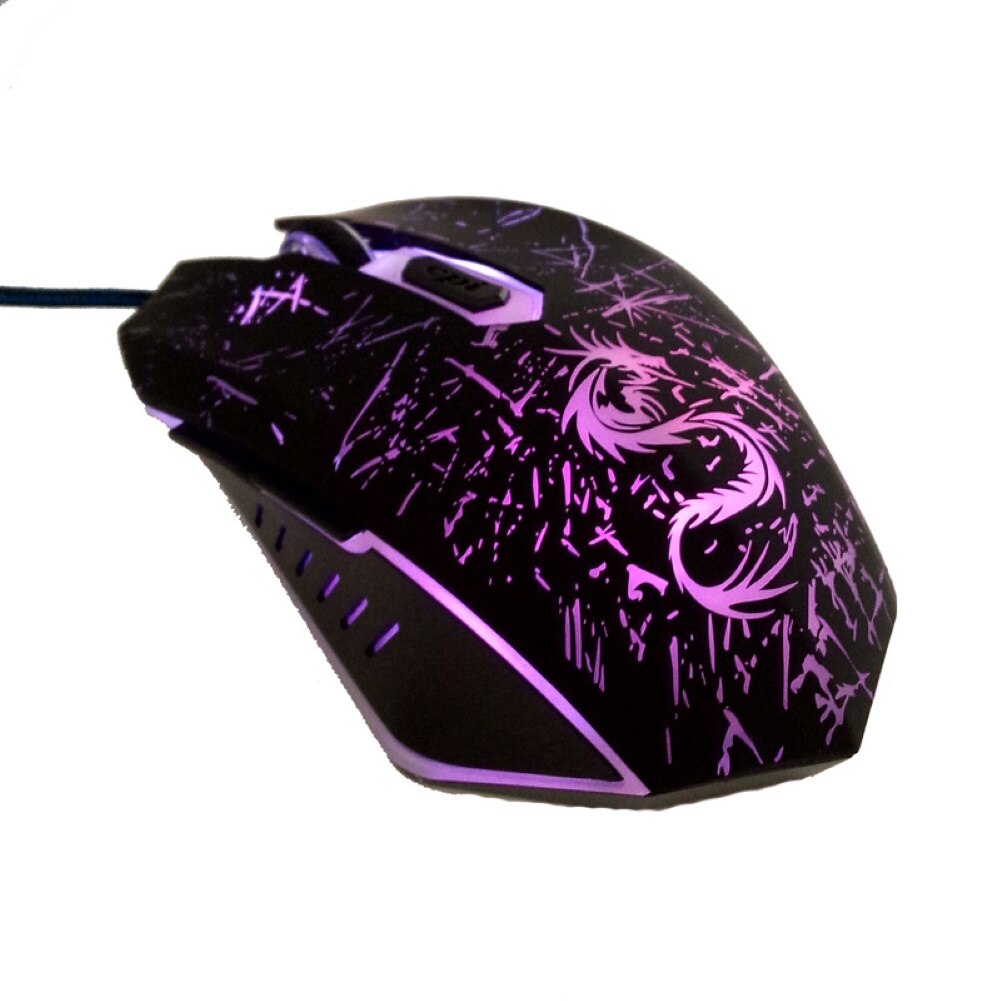 Gaming Mouse Colorful Backlight Ergonomic Buttons Usb Wired Gaming