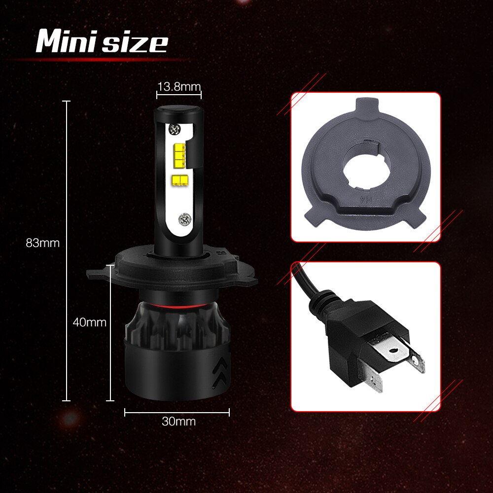 Mini H Hb Stks Partij Led Auto Koplamp Grandado