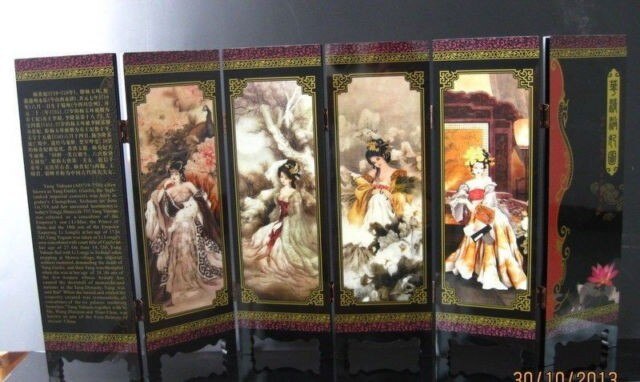 Exquisite Chinese Classical Lacquer Naked Beauties Grandado