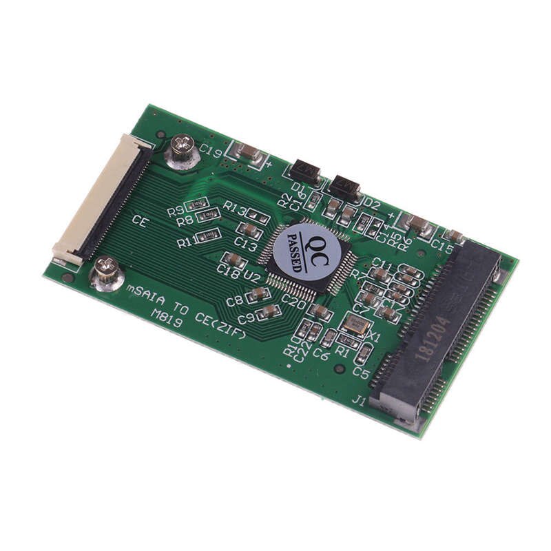 Mini Msata Pci E Inch Ssd To Pin Zif Ce Cable Adapter Converter