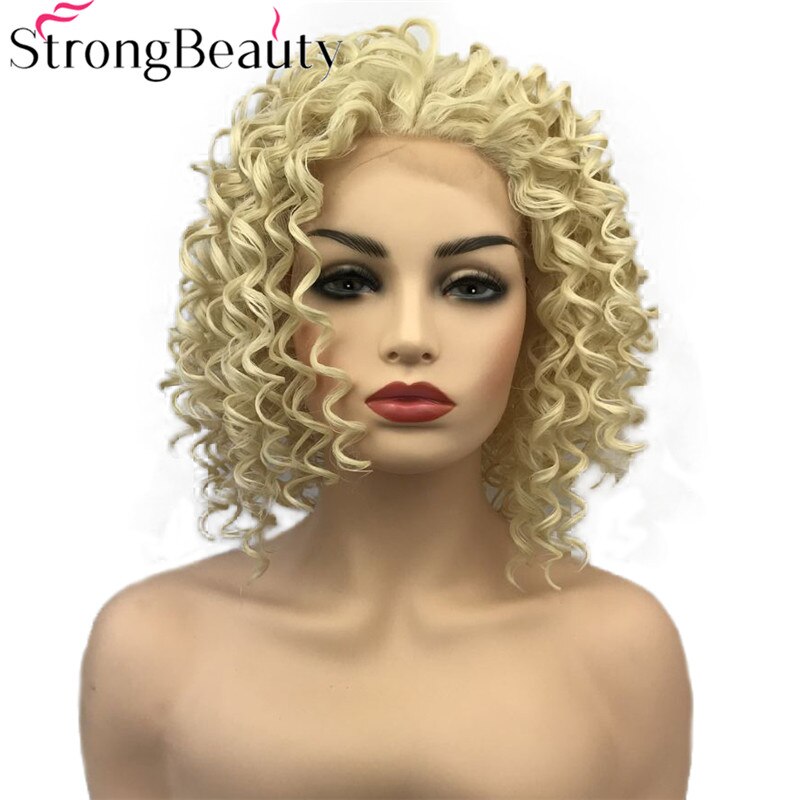 Strongbeauty Blond Front Parykk Syntetisk H R Midd Grandado