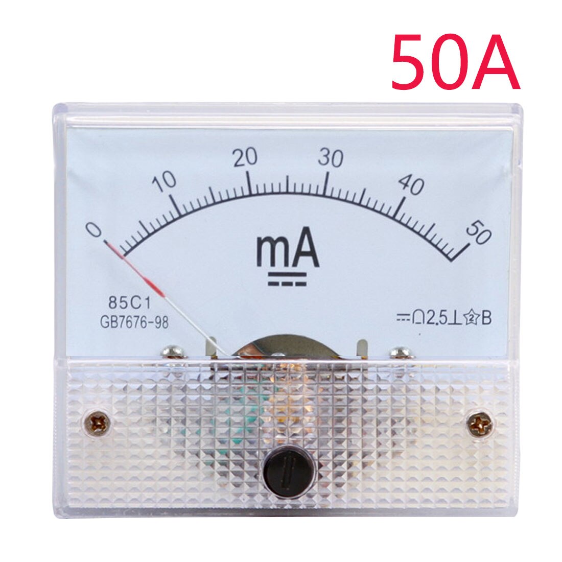 Dc Analoge Pointer Huidige Meter Panel 5A 10A 15A Grandado