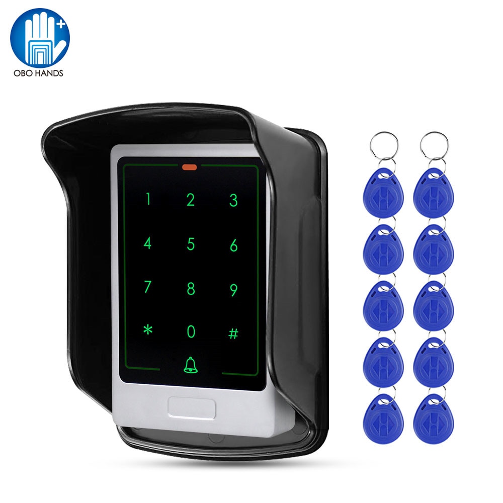 Metal Waterproof RFID 125KHz Standalone Access Control Keypad With