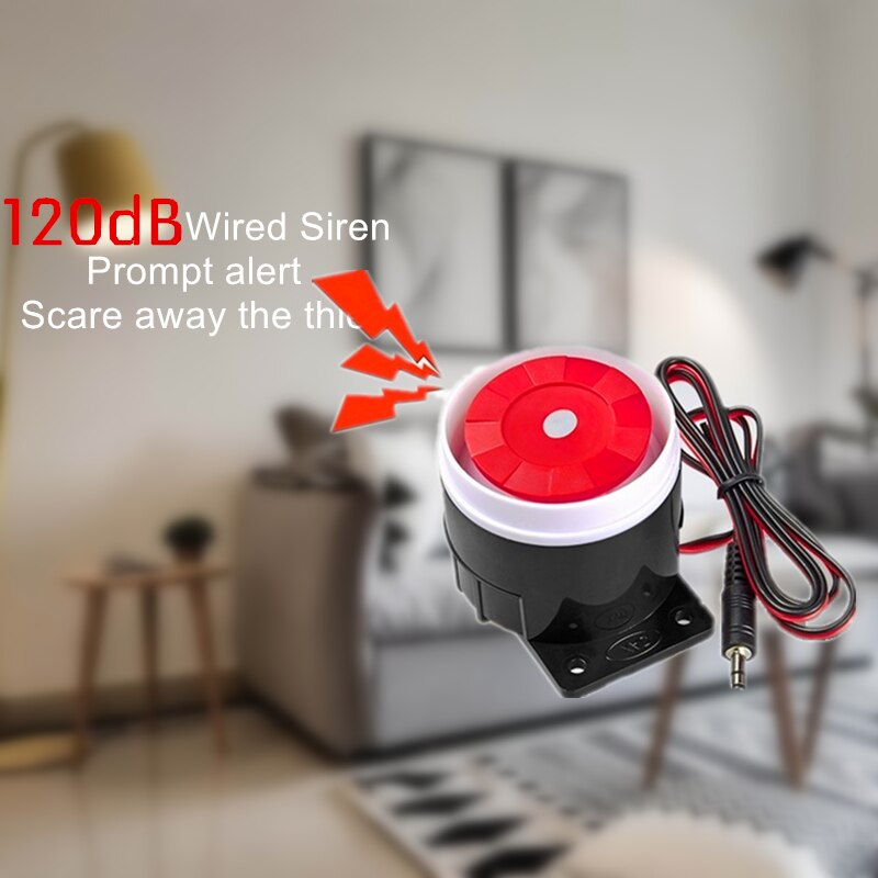 120 DB Loudly Siren Mini Wired Siren Horn For Wire Grandado