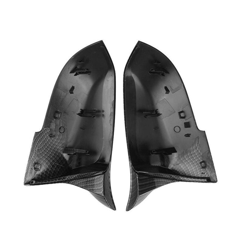 1 Pair Carbon Fiber Car Rear View Mirror Cover Cap For Bmw F20 F22 F30