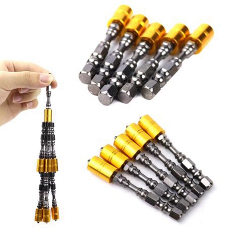 Pcs Strong Magnetic Screwdriver Bit Set Mm Phi Grandado