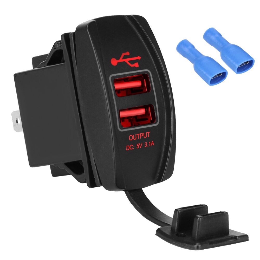 Dual Usb Poorten Universele Autolader V A Led Grandado