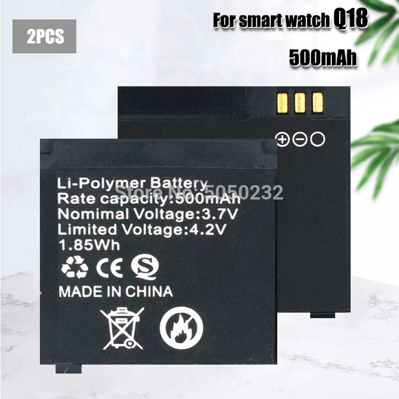 3 7V Rechargeable Li Ion Polymer Battery 500mAh Li Grandado