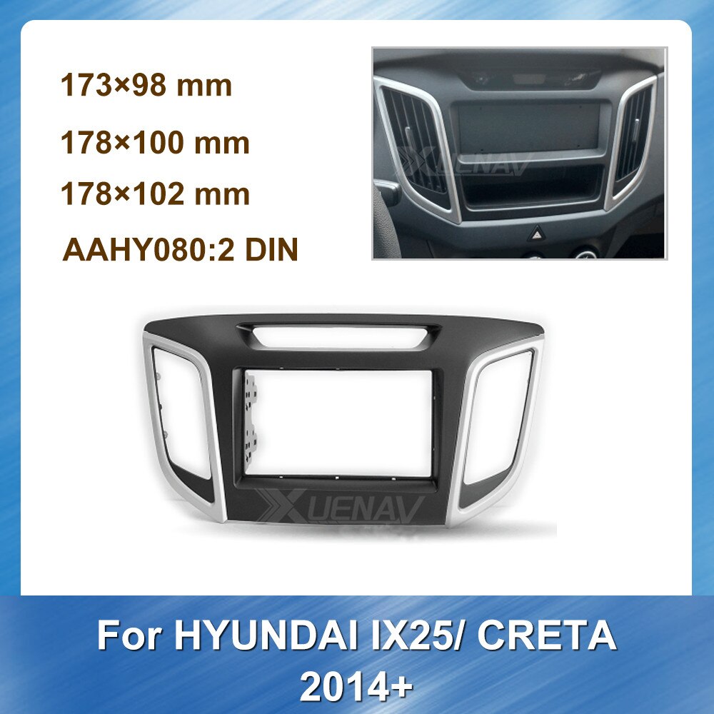 Radio Fascia Rahmen für Hyundai IX25 Creta Stere Grandado