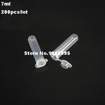 Pcs Lot Ml Plastic Centrifuge Tube Test Tubing Vial Clear Pp