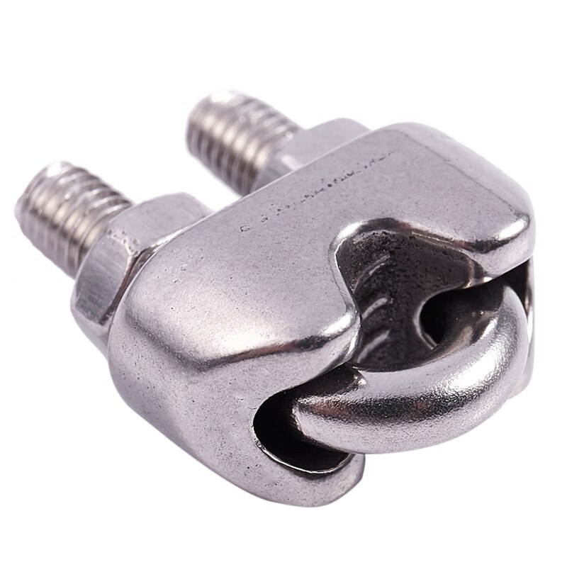 Pcs Stainless Steel Cable Clip Saddle Clamp Grandado