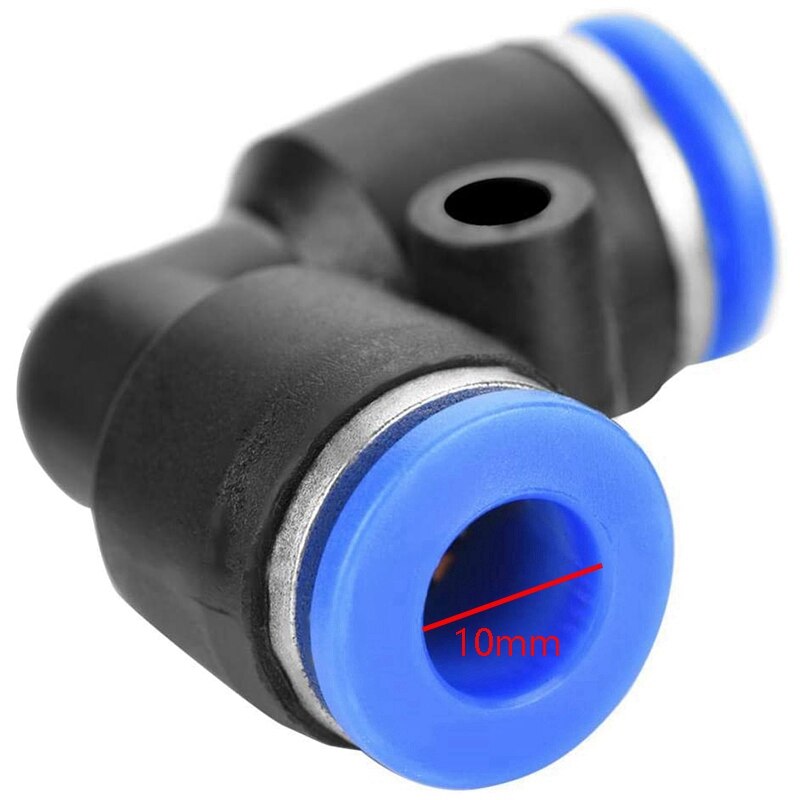 Pcs Pv Pneumatic Fittings Way L Type Connector Quick Release