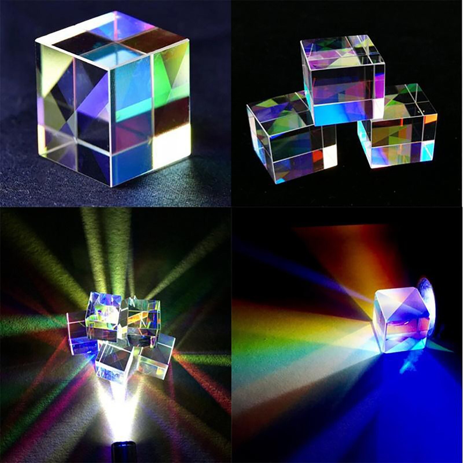 Optische Glas X Cube Dichroic Cube Prism Rgb Combiner Splitter