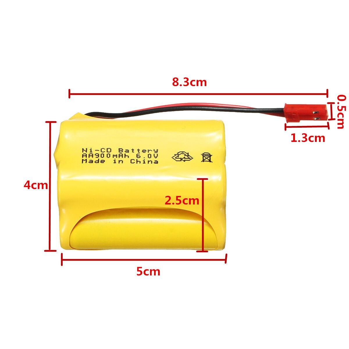 V Mah Ni Cd Aa Rechargeable Battery Pack Jst Syp Plug For Led Solar