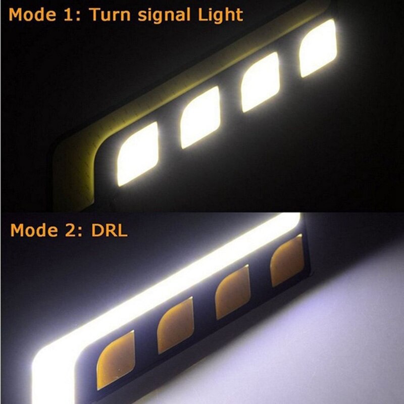 Pi Ces Drl Feux De Jour Cob Tanche Phare Led Po Grandado