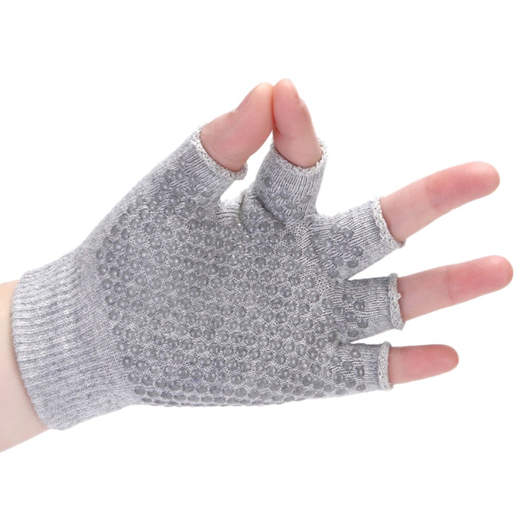 Unisex Half Vinger Grip Gebreide Warme Handschoene Grandado