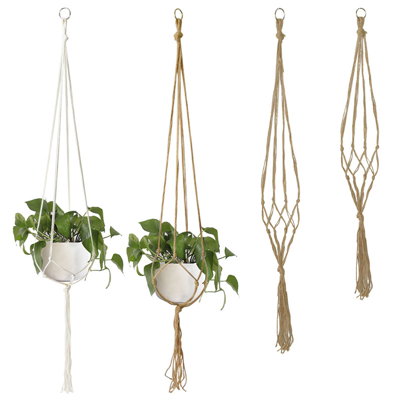 Macrame Handgemaakte Plant Hanger Manden Bloempott Grandado