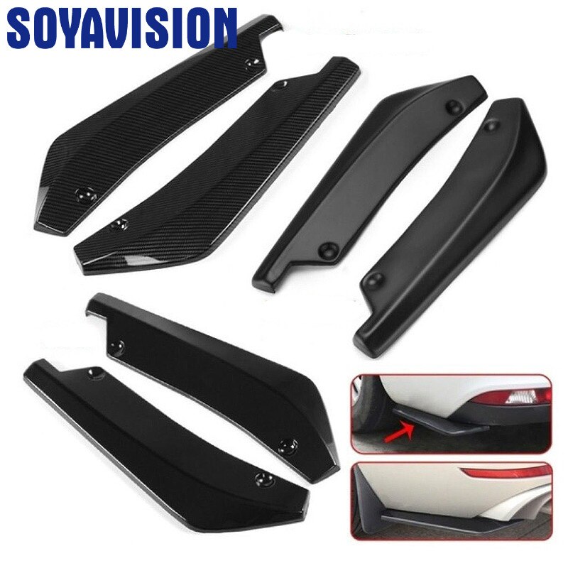 Universal Car Rear Bumper Lip Angle Splitters Diff Grandado